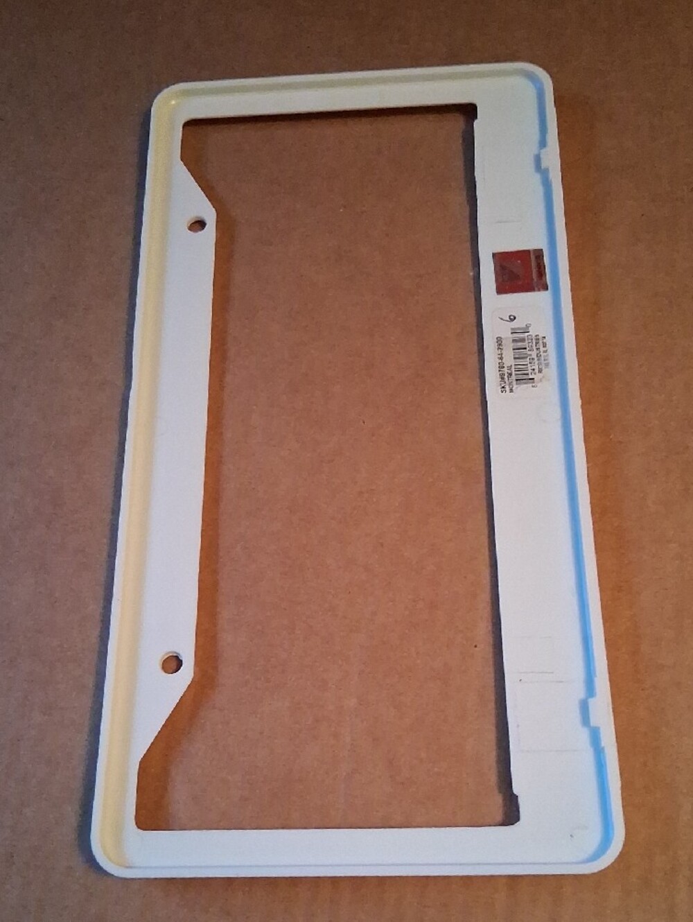 License Plate Frame - Blue/White - Picture 10 of 14